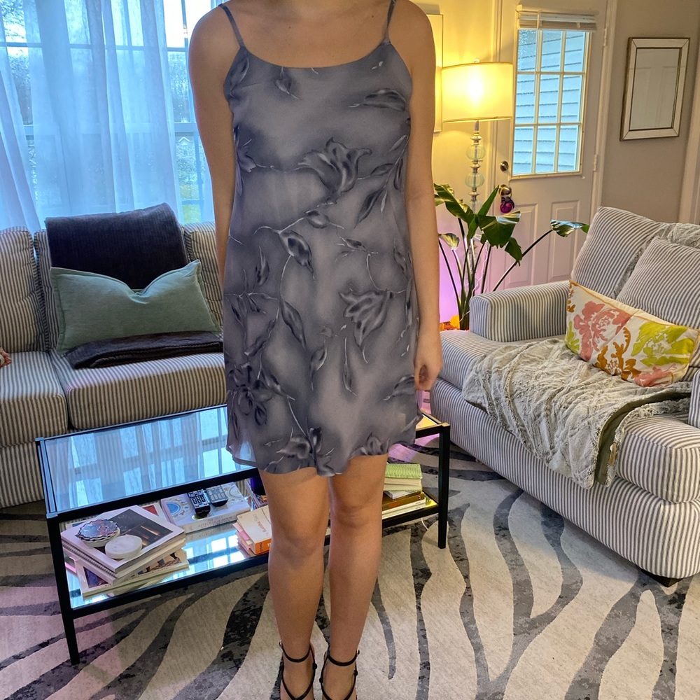 90s goth glam mini dress